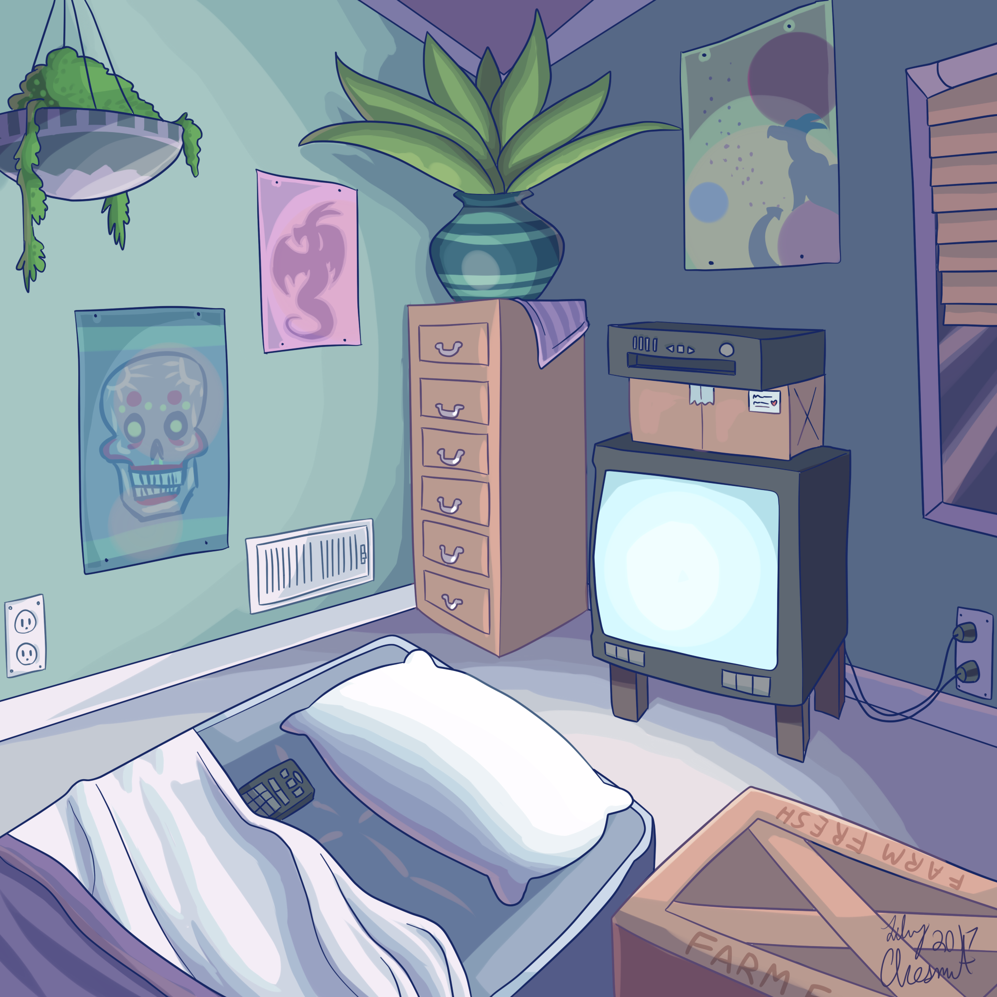 Cozy Room (Environment Practice) by BiccaBiccaTree on DeviantArt