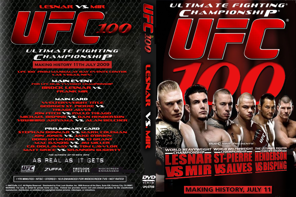 UFC 100 by JOSRULEZ on DeviantArt