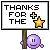 Thanks For Fave Emote Sign By Mirz123 by Mahasu