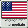 American English language level INTERMEDIATE by TheFlagandAnthemGuy