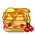 free pixel: cherry pancakes by Xx-Aisec-xX