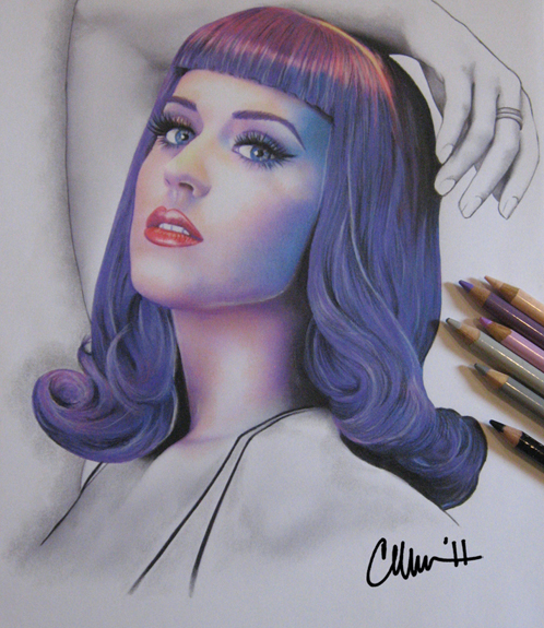 Katy Perry Drawing by Live4ArtInLA