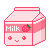 FREE Strawberry milk Icon by koffeelam