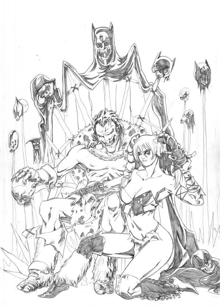 Barbarians Joker and Harley Quinn by diegomagno on DeviantArt