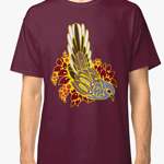 Diamond dove bird tribal tattoo t-shirt