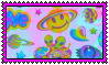 lisa frank alien stickers