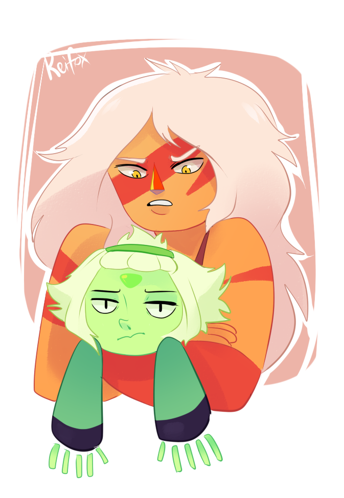In the cartoon were the little Crystal Gems. It's time to little Jasper and Peri.