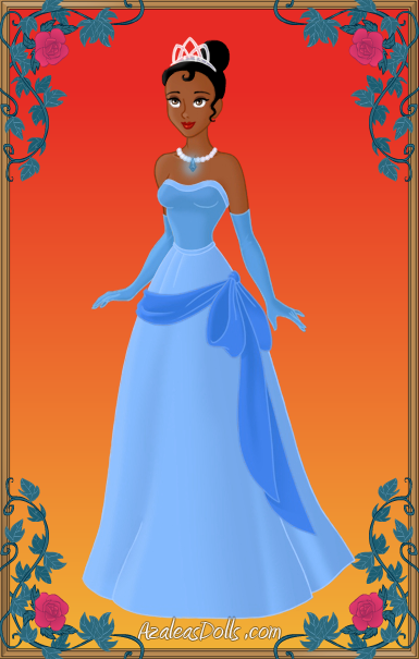 Tiana's blue dress by unicornsmile on DeviantArt