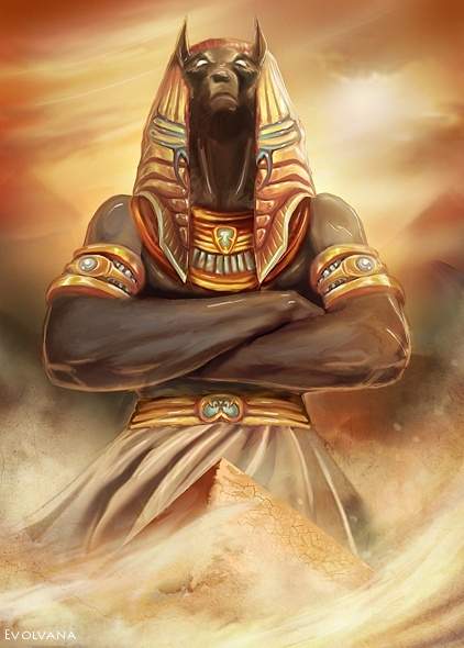 egypt Anubis, signore dei morti - by Evolvana DeviantArt (2010-2017) © dell'autore