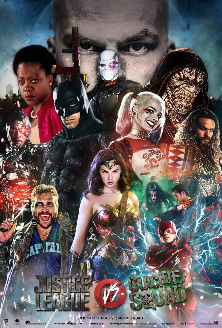 Justice League vs. Suicide Squad (DCEU) Poster by 