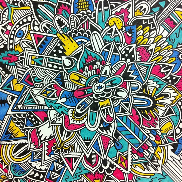 doodles coloured favourites by kodapops on DeviantArt