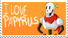 [Stamp][Undertale] I love Papyrus Stamp by ShukaMadoxes