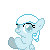 Clapping Pony Icon - Snowdrop