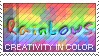 Rainbows -stamp- by Zenfyre