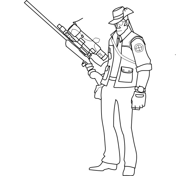 team fortress 2 spy coloring pages - photo #40