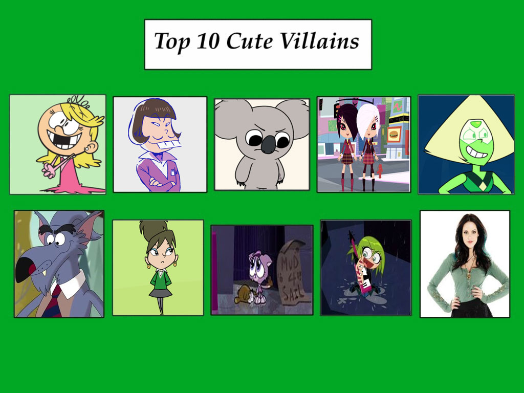 My Top 10 Cute Villains by Toongirl18 on DeviantArt