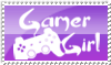 Gamer Girl Stamp by GabbyWonka