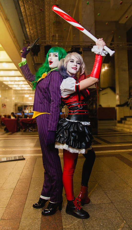 Fem Joker and Harley Quinn cosplay by HydraEvil on DeviantArt
