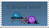 Blood donor stamp by Synfull