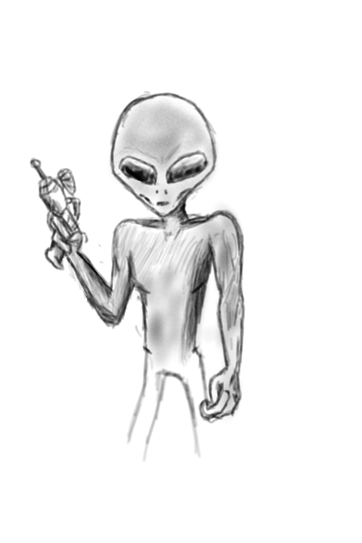 simple alien sketch by Potterzilla on DeviantArt