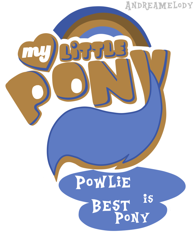 (Request)MLP:FIM Logo Powlie Version by AndreaSemiramis on DeviantArt