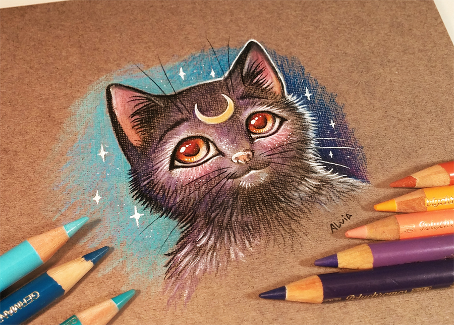 Cat Luna by AlviaAlcedo on DeviantArt
