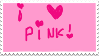 i love pink stamp by xXBlueberryKitXx