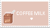 Coffee Milk | Stamp by PuniPlush