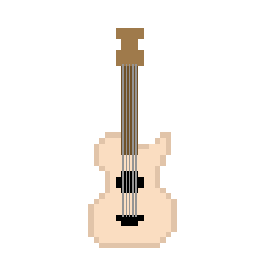 Pixel Acoustic Guitar by CaptainToog on DeviantArt