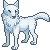 (FREE) tiny pixel wolf base by SqdPxl