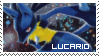 Lucario by Cathines-Stamps