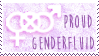 Proud Genderfluid. by Leteve