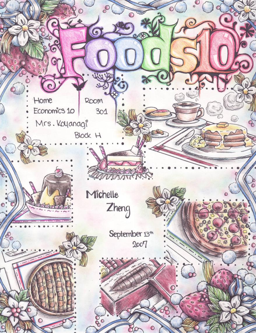 My Foods Title Page by miisheruu on DeviantArt