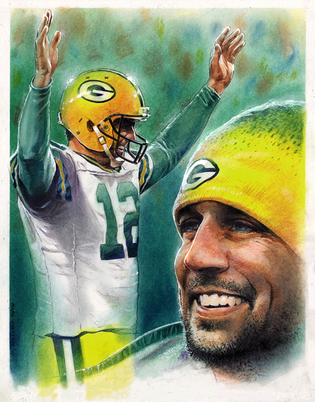 Aaron Rodgers by Reverie-drawingly on DeviantArt