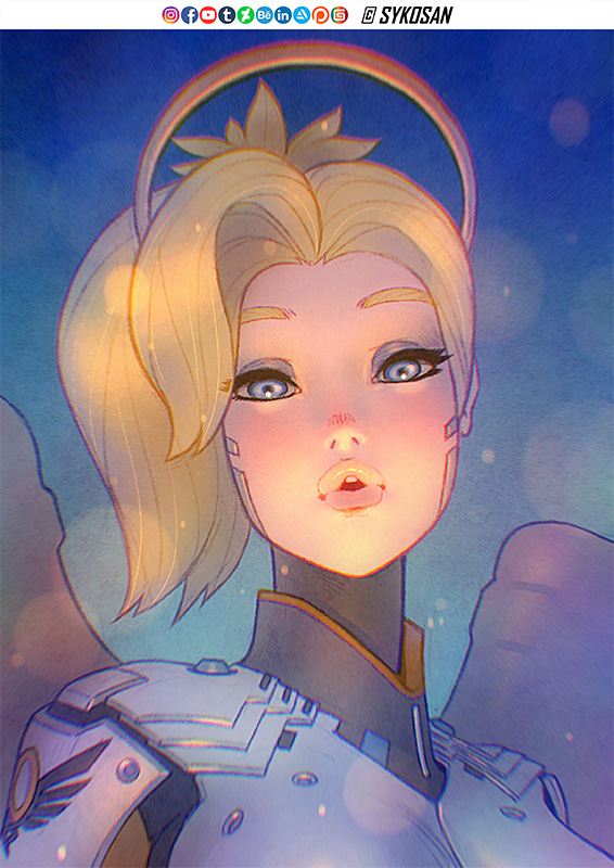 Mercy from Overwatch by sykosan on DeviantArt