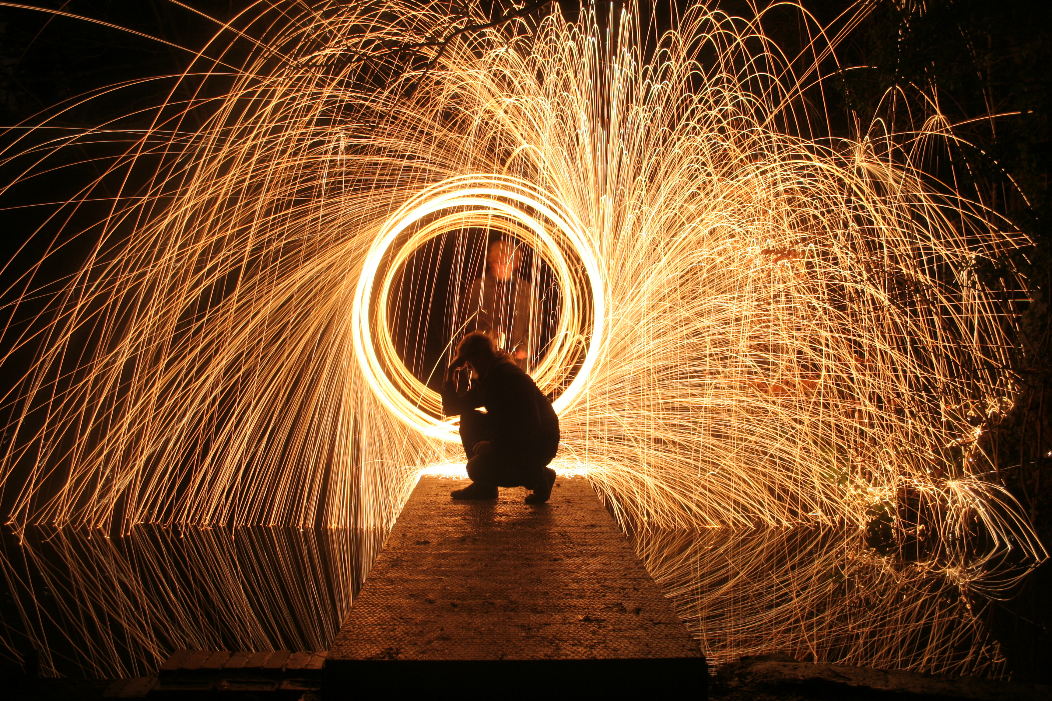 Steel Wool Photography Shoot with Graffiti Background 