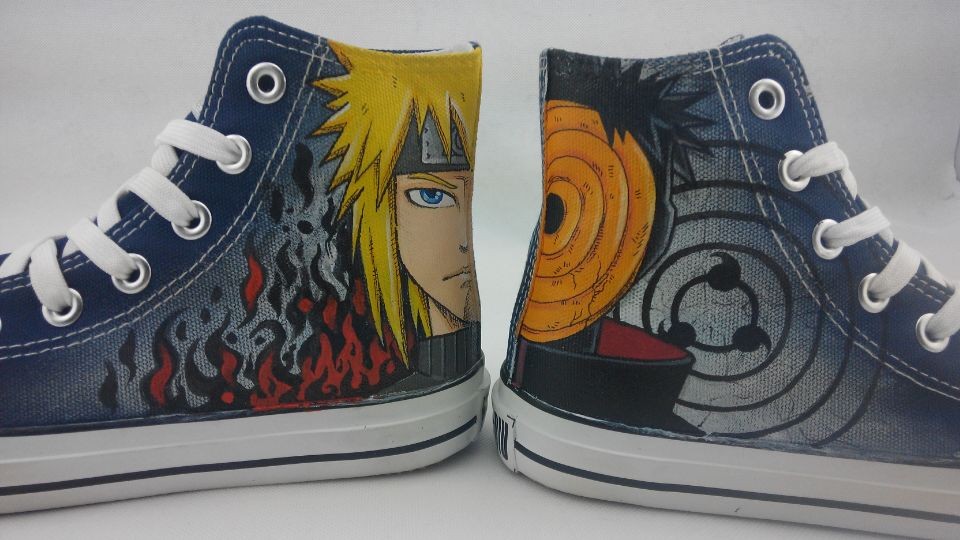 naruto anime shoes from mypaintedshoes.com by ajdv on DeviantArt