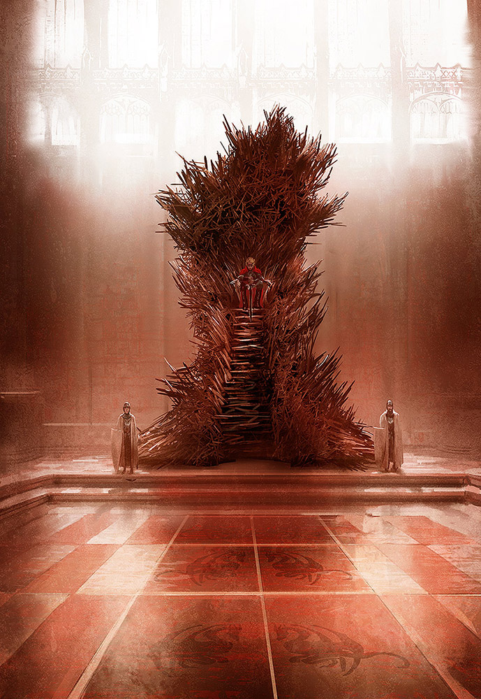 The Iron throne by MarcSimonetti