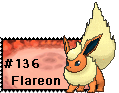 Pokemon X/Y Stamp: Flareon by FableDreams