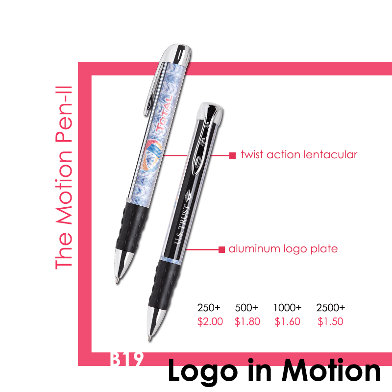 Logo in Motion Pens