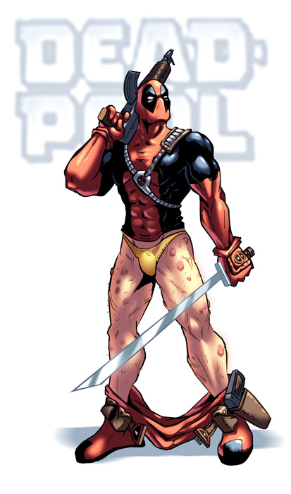 Image result for deadpool no pants
