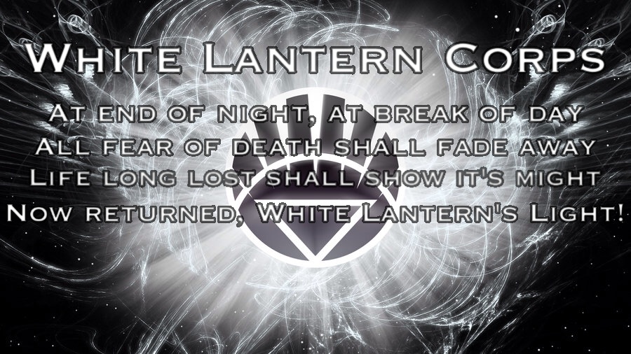 White Lantern Corps Oath by Pattyw99 on DeviantArt