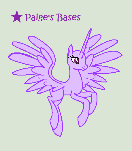 Alicorn Base by Paige-the-unicorn on DeviantArt