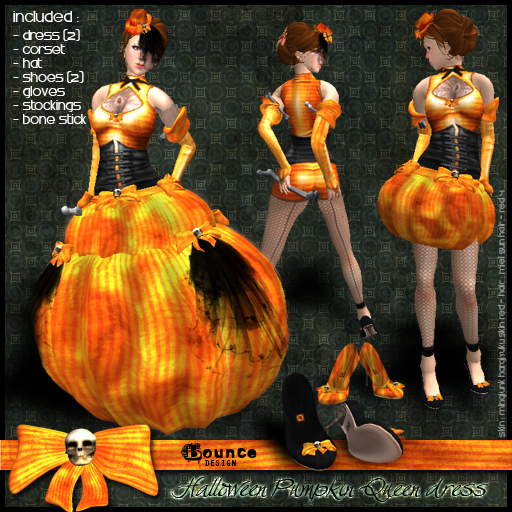 Halloween pupmkin queen dress by Jukebox29 on DeviantArt
