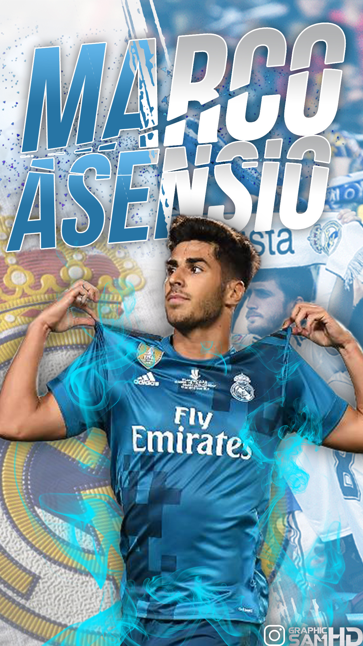 Marco Asensio Phone Wallpaper 2017/2018 by GraphicSamHD on ...