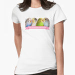 I'm A Budgie Mommy Realistic Painting T-Shirt