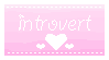 Introvert [Stamp] by sleepy-sounds
