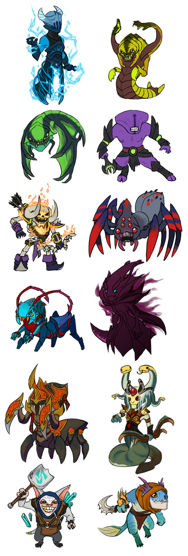 Dota 2 AGI dire heroes by spidercandy on DeviantArt