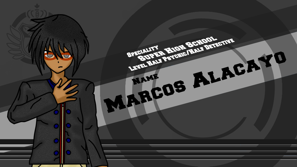 Marcos Introduction Card - Dangan Ronpa by MarcosPsychic on DeviantArt