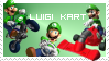 Luigi Kart - Stamp by ASecondOpinion